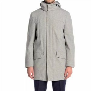 Tommy Hilfiger Snowdon Wool Blend Hooded Parka Coat Sz. 42R/ L